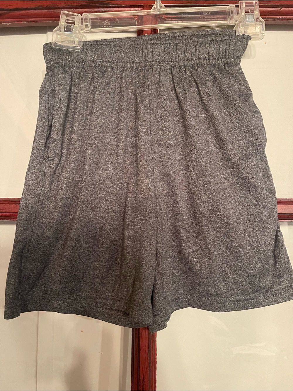 Old Navy Heather Gray Elastic-Waist Kids Shorts